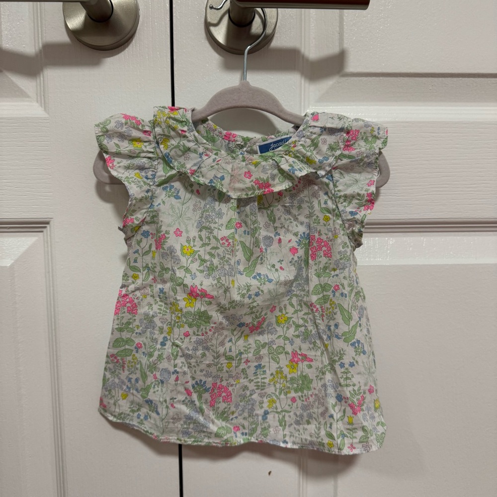 Jacadi 💕 Floral Blouse
